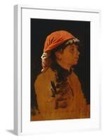 Red Scarf-Francesco Gioli-Framed Giclee Print