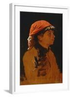 Red Scarf-Francesco Gioli-Framed Giclee Print