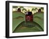 Red School House Barn Cheryl Bartley-Cheryl Bartley-Framed Giclee Print