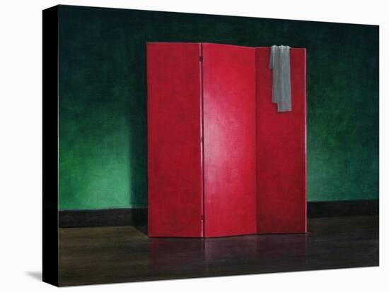 Red Screen, 1990-Lincoln Seligman-Stretched Canvas