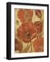 Red Scripted Beauty II-Elizabeth Medley-Framed Art Print