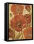 Red Scripted Beauty II-Elizabeth Medley-Framed Stretched Canvas