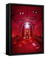 Red Sculpture-Sebastien Lory-Framed Stretched Canvas