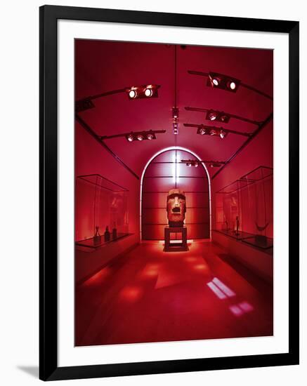 Red Sculpture-Sebastien Lory-Framed Photographic Print