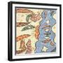 Red Sea and Mecca-Muhammad Al Idrisi-Framed Giclee Print