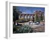 Red Seneca Sandstone of Smithsonian Institute Building, Washington DC, USA-Michele Molinari-Framed Photographic Print