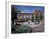 Red Seneca Sandstone of Smithsonian Institute Building, Washington DC, USA-Michele Molinari-Framed Photographic Print