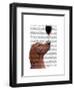 Red Setter Dog Au Vin-Fab Funky-Framed Art Print