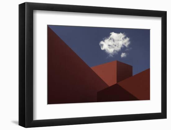 Red Shapes-Hugo Borges-Framed Photographic Print