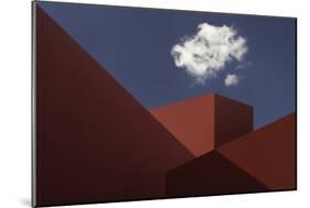 Red Shapes-Hugo Borges-Mounted Photographic Print