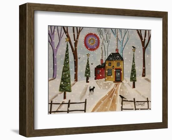 Red Shed-Karla Gerard-Framed Giclee Print