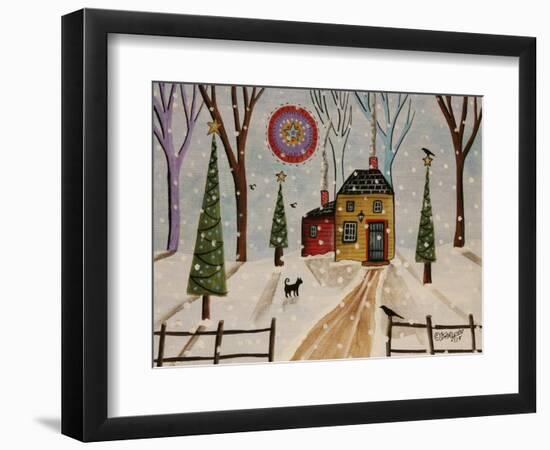 Red Shed-Karla Gerard-Framed Giclee Print