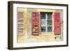 Red Shutters-Cora Niele-Framed Photographic Print