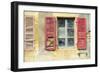 Red Shutters-Cora Niele-Framed Photographic Print