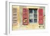 Red Shutters-Cora Niele-Framed Photographic Print