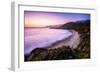 Red Skies At Night At Sand Dollar Beach In Big Sur, California-Daniel Kuras-Framed Photographic Print