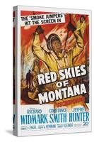 Red Skies of Montana, 1952-null-Stretched Canvas