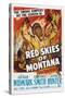 Red Skies of Montana, 1952-null-Stretched Canvas