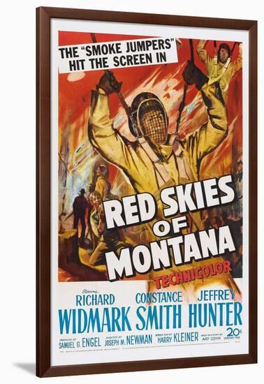 Red Skies of Montana, 1952-null-Framed Art Print