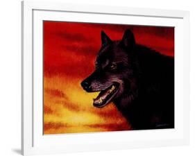 Red Skies-Joh Naito-Framed Giclee Print