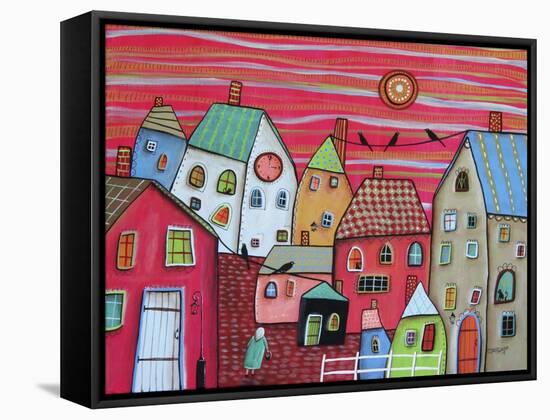 Red Sky 1-Karla Gerard-Framed Stretched Canvas