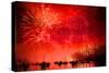 Red Sky at Night-Sharon Wish-Stretched Canvas