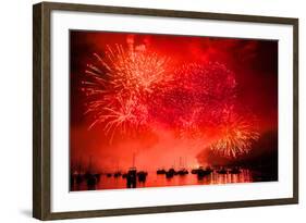 Red Sky at Night-Sharon Wish-Framed Photographic Print