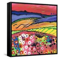 Red Sky at Night-Caroline Duncan-Framed Stretched Canvas