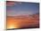 Red Sky at Sunrise over Atlantic Ocean, View from Miami Beach, Florida, USA, North America-Angelo Cavalli-Framed Photographic Print