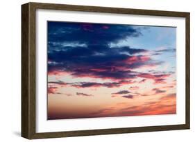 Red Sky-Mark Sunderland-Framed Photographic Print