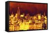 Red Skyline-Philippe Hugonnard-Framed Stretched Canvas