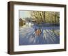 Red Sledge, Monyash, Derbyshire-Andrew Macara-Framed Giclee Print