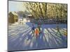 Red Sledge, Monyash, Derbyshire-Andrew Macara-Mounted Giclee Print