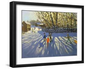 Red Sledge, Monyash, Derbyshire-Andrew Macara-Framed Giclee Print