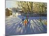 Red Sledge, Monyash, Derbyshire-Andrew Macara-Mounted Giclee Print