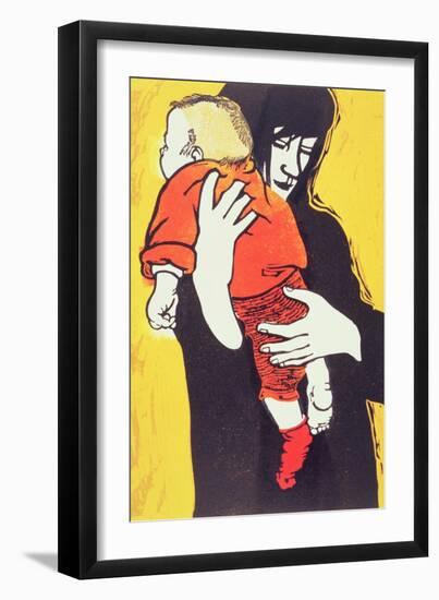 Red Sock, 1991-Carol Walklin-Framed Giclee Print