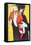 Red Sock, 1991-Carol Walklin-Framed Stretched Canvas