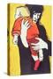 Red Sock, 1991-Carol Walklin-Stretched Canvas