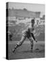 Red Sox Dave Ferriss Pitching to Yankee Player at Yankee Stadium During Game-Sam Shere-Stretched Canvas