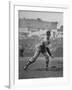 Red Sox Dave Ferriss Pitching to Yankee Player at Yankee Stadium During Game-Sam Shere-Framed Premium Photographic Print