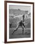 Red Sox Dave Ferriss Pitching to Yankee Player at Yankee Stadium During Game-Sam Shere-Framed Premium Photographic Print