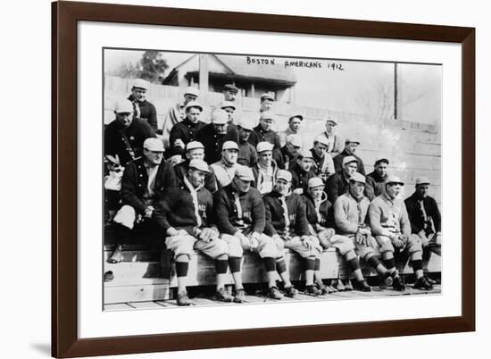 Red Sox Team, Baseball Photo - Hot Springs, AR-Lantern Press-Framed Premium Giclee Print