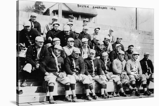 Red Sox Team, Baseball Photo - Hot Springs, AR-Lantern Press-Stretched Canvas