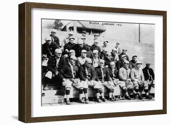 Red Sox Team, Baseball Photo - Hot Springs, AR-Lantern Press-Framed Art Print