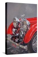 Red Sp.25 Alvis-Peter Miller-Stretched Canvas