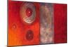 Red Spirals II-Lanie Loreth-Mounted Art Print