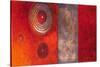 Red Spirals II-Lanie Loreth-Stretched Canvas
