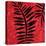 Red Sponge Fern II-Ruth Palmer-Stretched Canvas