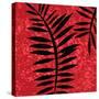 Red Sponge Fern II-Ruth Palmer-Stretched Canvas