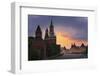 Red Square at Dusk.-Jon Hicks-Framed Photographic Print